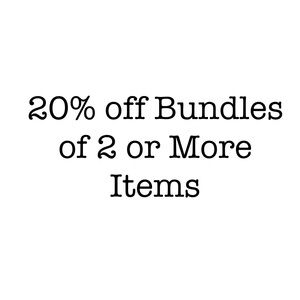 ✨✨20% Off Bundles Of 2 Or More Items✨✨